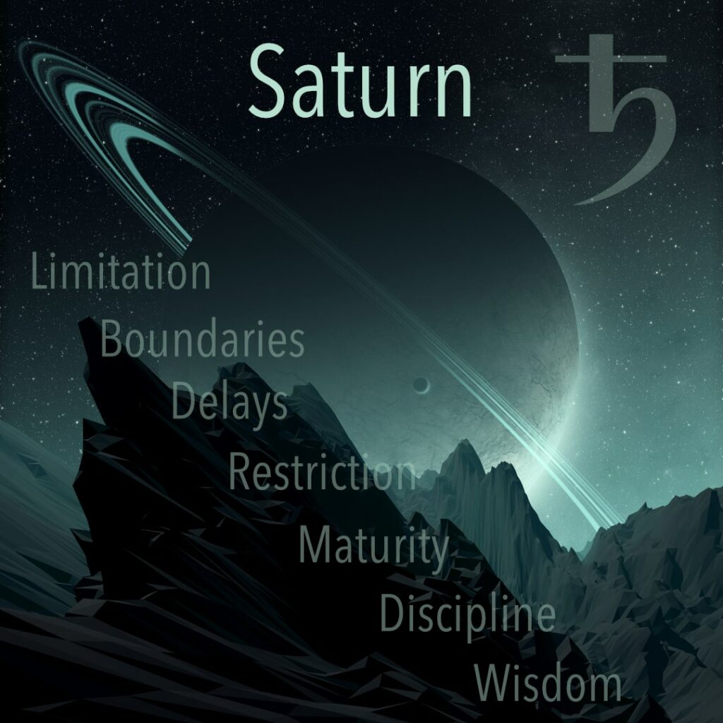 Saturn in Astrology. Saturn the hard task master